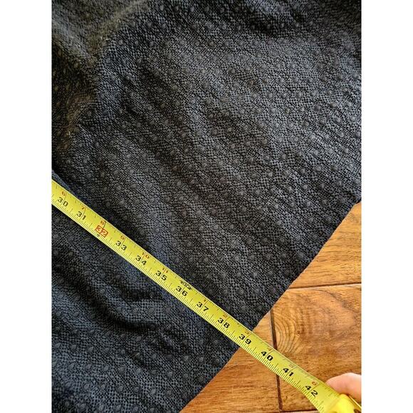 Talbots Textured Fit And Flare Sheath Dress Women's Size 10 Lining Pockets Black - Picture 2 of 8